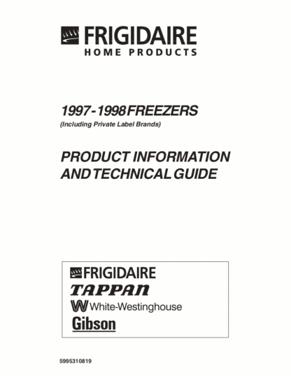 Gibson Refrigerator Service Manual 01