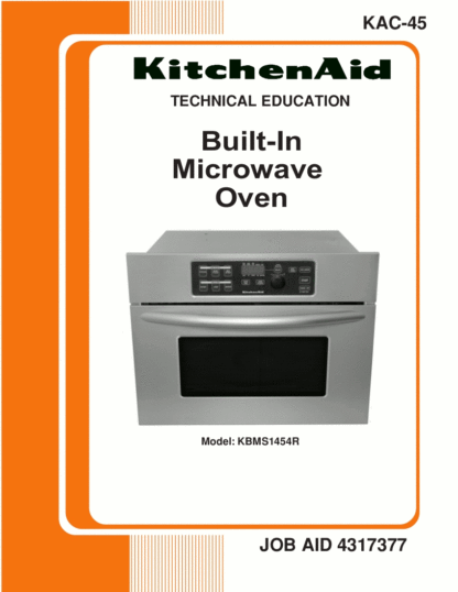 KitchenAid Microwave Oven Service Manual 01