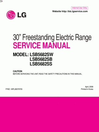 LG Range Service Manual 10