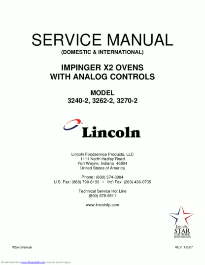 Lincoln Food Warmer Service Manual 04