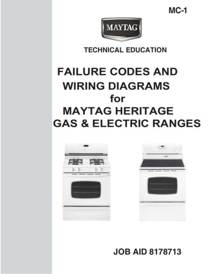 Maytag Failure Codes and Wiring Diagrams