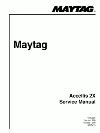 Maytag Food Warmer Service Manual 13