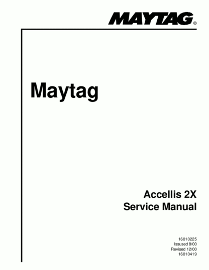 Maytag Food Warmer Service Manual 13