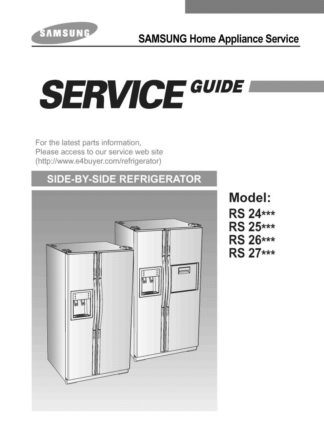 Samsung Refrigerator Service Manual 10