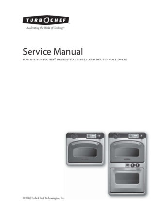 Turbochef Food Warmer Service Manual 05