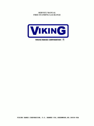Viking Food Warmer Service Manual 02