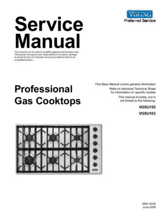 Viking Food Warmer Service Manual 06