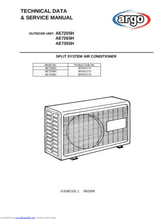 Argo Air Conditioner Service Manual 13