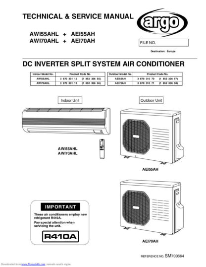Argo Air Conditioner Service Manual 15