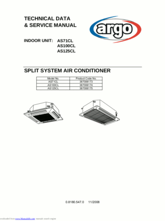 Argo Air Conditioner Service Manual 19