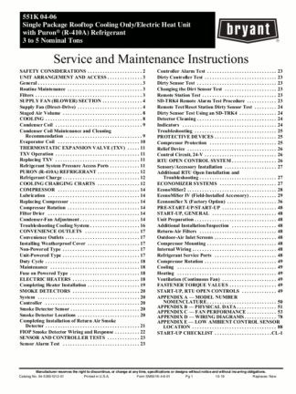 Bryant Air Conditioner Service Manual 07