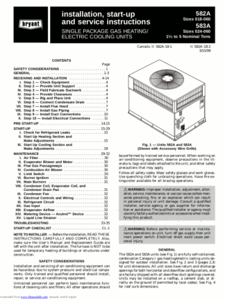 Bryant Air Conditioner Service Manual 14