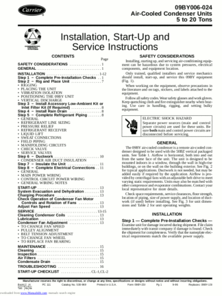 Carrier Air Conditioner Service Manual 23
