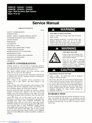 Carrier Air Conditioner Service Manual 28