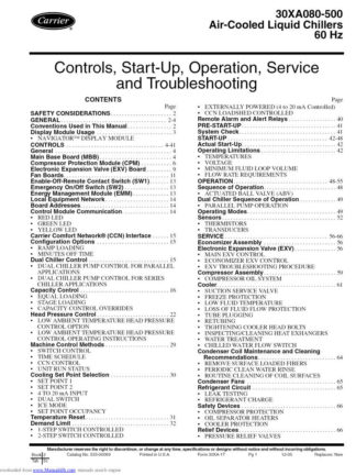 Carrier Air Conditioner Service Manual 33