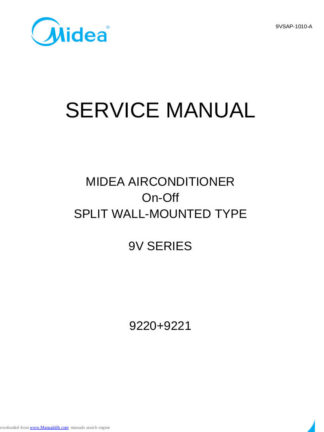Midea Air Conditioner Service Manual 13