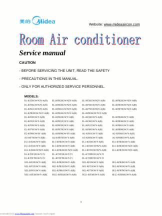 Midea Air Conditioner Service Manual 16