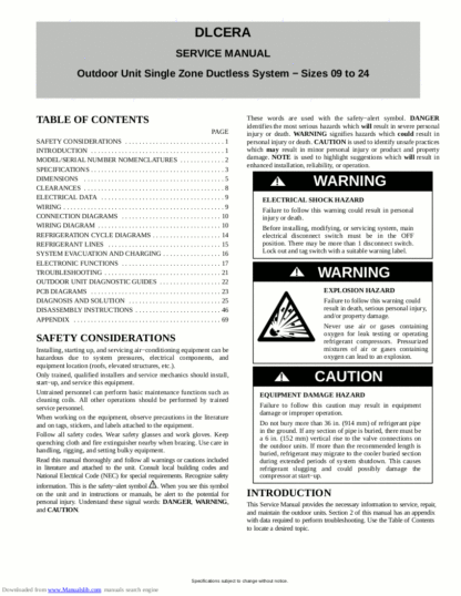 Midea Air Conditioner Service Manual 21