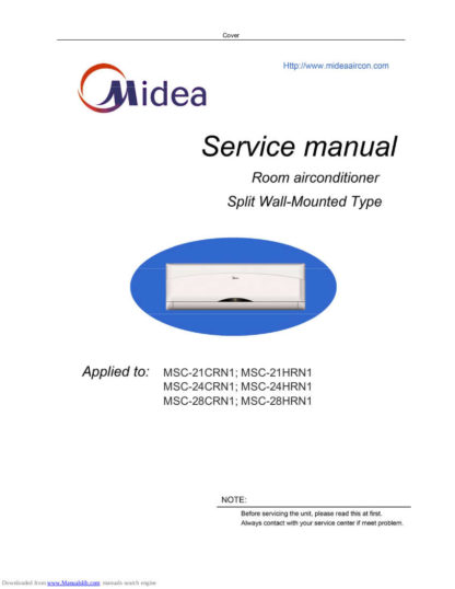 Midea Air Conditioner Service Manual 63