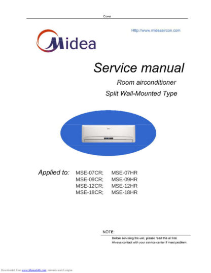 Midea Air Conditioner Service Manual 64