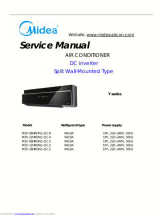 Midea Air Conditioner Service Manual 75