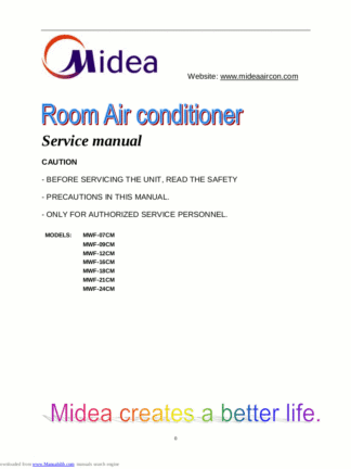 Midea Air Conditioner Service Manual 82