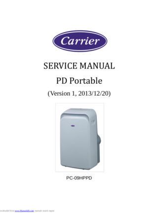 Carrier Air Conditioner Service Manual 105