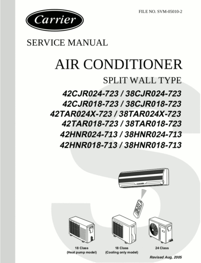 Carrier Air Conditioner Service Manual 44