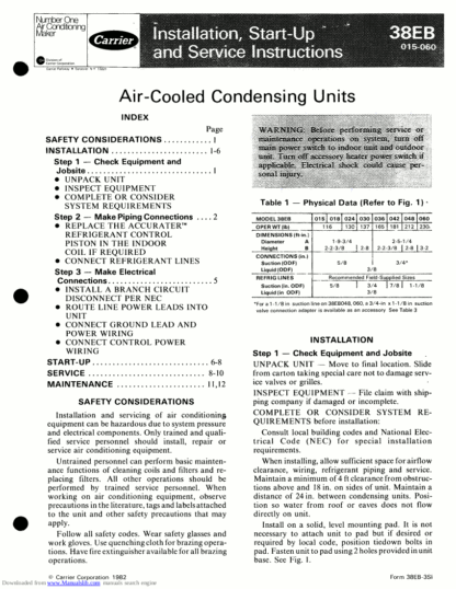 Carrier Air Conditioner Service Manual 45