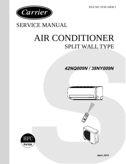 Carrier Air Conditioner Service Manual 62