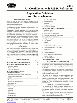 Carrier Air Conditioner Service Manual 72