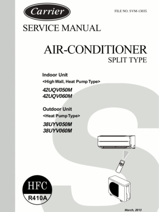Carrier Air Conditioner Service Manual 73