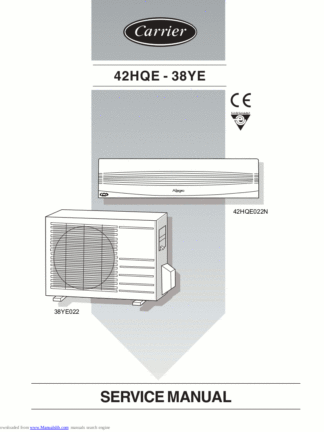 Carrier Air Conditioner Service Manual 94