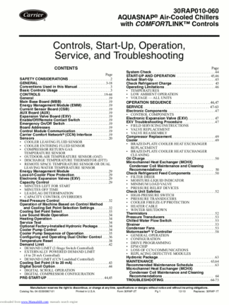 Carrier Air Conditioner Service Manual 95