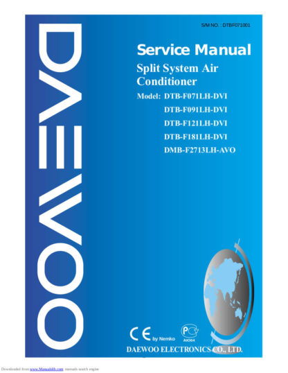 Daewoo Air Conditioner Service Manual 06