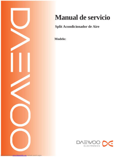 Daewoo Air Conditioner Service Manual 06