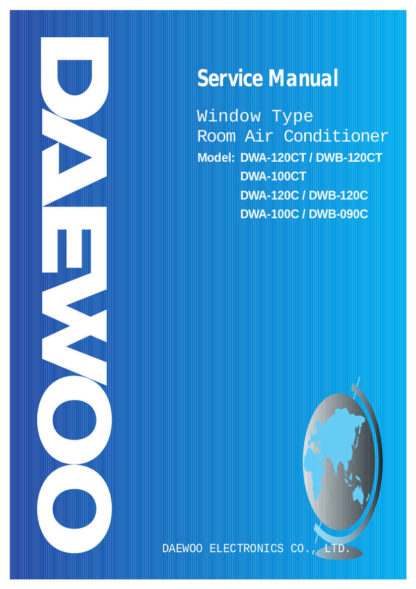Daewoo Air Conditioner Service Manual 25