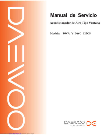 Daewoo Air Conditioner Service Manual 32