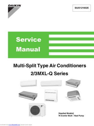 Daikin Air Conditioner Service Manual 39