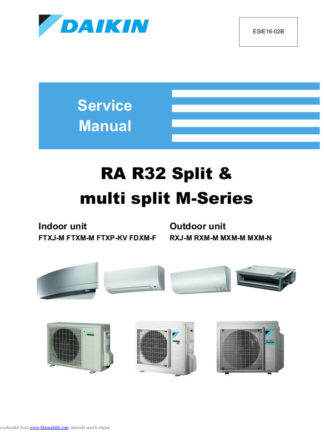 Daikin Air Conditioner Service Manual 40