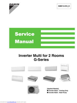 Daikin Air Conditioner Service Manual 43