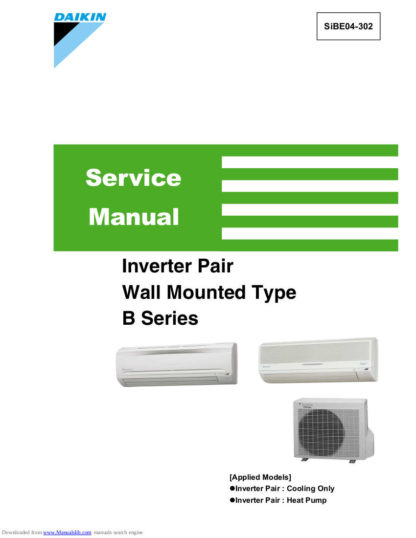 Daikin Air Conditioner Service Manual 47