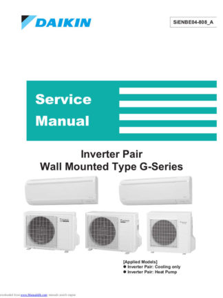 Daikin Air Conditioner Service Manual 49