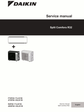 Daikin Air Conditioner Service Manual 61