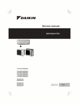 Daikin Air Conditioner Service Manual 63