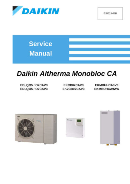 Daikin Air Conditioner Service Manual 71