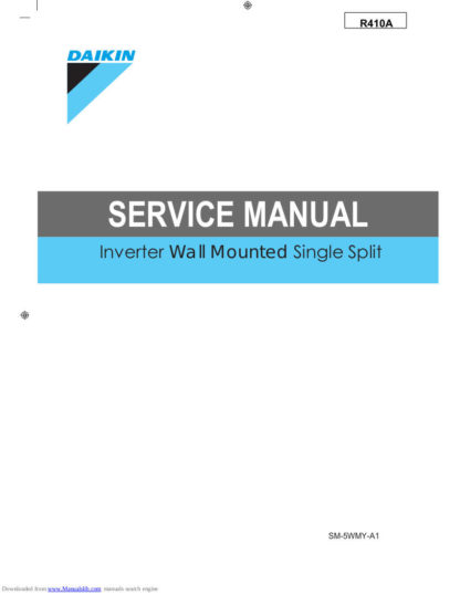 Daikin Air Conditioner Service Manual 83