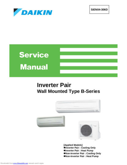 Daikin Air Conditioner Service Manual 93