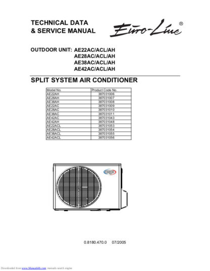 Euro-Line Air Conditioner Service Manual 12