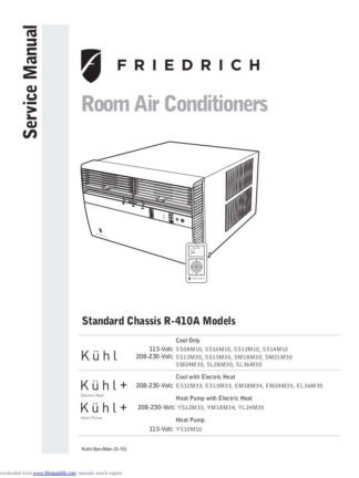 Friedrich Air Conditioner Service Manual 67